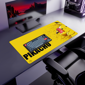 Yellow Spark mouse pad, 900 × 400 mm – DeskCave™