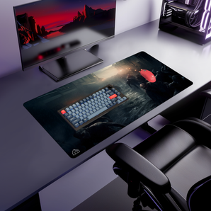 Zombie Apocalypse gaming mouse pad — Large size (900 × 400 mm)
