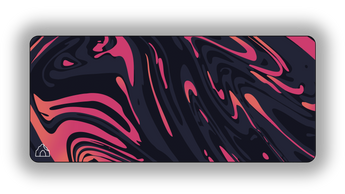 Cosmic Liquid gaming mouse pad design – DeskCave™
