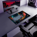 Cyan Cosmo gaming mouse pad — Medium size (600 × 350 mm)