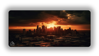 Dead City gaming mouse pad design — DeskCave™ artwork preview