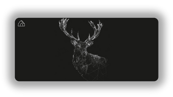 Deer gaming mouse pad design — DeskCave™ artwork preview