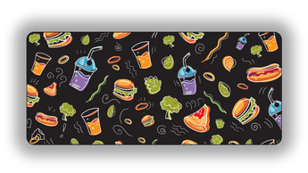 Foodie gaming mouse pad design – DeskCave™