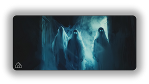 Ghosts gaming mouse pad design — DeskCave™ artwork preview