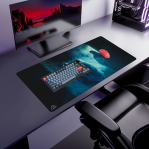 Ghosts gaming mouse pad — Large size (900 × 400 mm)
