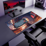 Grey Dragon Slayer gaming mouse pad — Large size (900 × 400 mm)