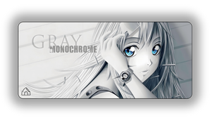 Gray Monochrome gaming mouse pad design – DeskCave™