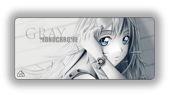 Gray Monochrome gaming mouse pad design – DeskCave™