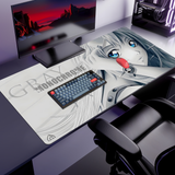 Gray Monochrome mouse pad, 1200 × 600 mm – DeskCave™