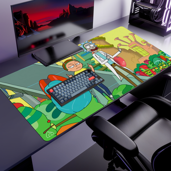 Interdimensional Mayhem mouse pad, 1200 × 600 mm – DeskCave™