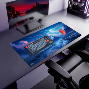Mountain Cosmo Blue II gaming mouse pad, Medium - 600 x 350 mm – DeskCave™