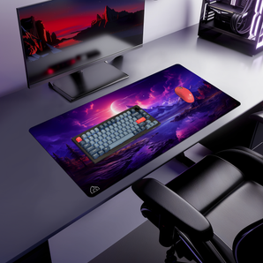 Mountain Cosmo Purple gaming mouse pad, Medium - 600 x 350 mm – DeskCave™