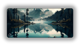 Mountain Lake gaming mouse pad, Small - 450 x 400 mm – DeskCave™