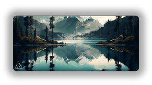 Mountain Lake gaming mouse pad, Small - 450 x 400 mm – DeskCave™