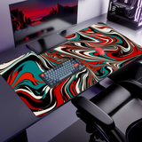 Psychedelic Liquid mouse pad, 1200 × 600 mm – DeskCave™