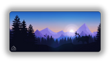 Purple Forest gaming mouse pad design – DeskCave™