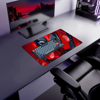 Red-Mask Assasin mouse pad, 600 × 350 mm – DeskCave™