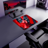 Red-Mask Assasin mouse pad, 450 × 400 mm – DeskCave™