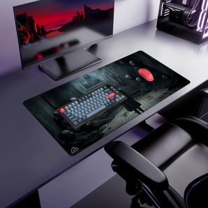 Scary Forest gaming mouse pad — Large size (900 × 400 mm)