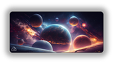 The Cosmic Seven gaming mouse pad design — DeskCave™ artwork preview