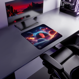 The Cosmic Seven gaming mouse pad — Small size (450 × 400 mm)